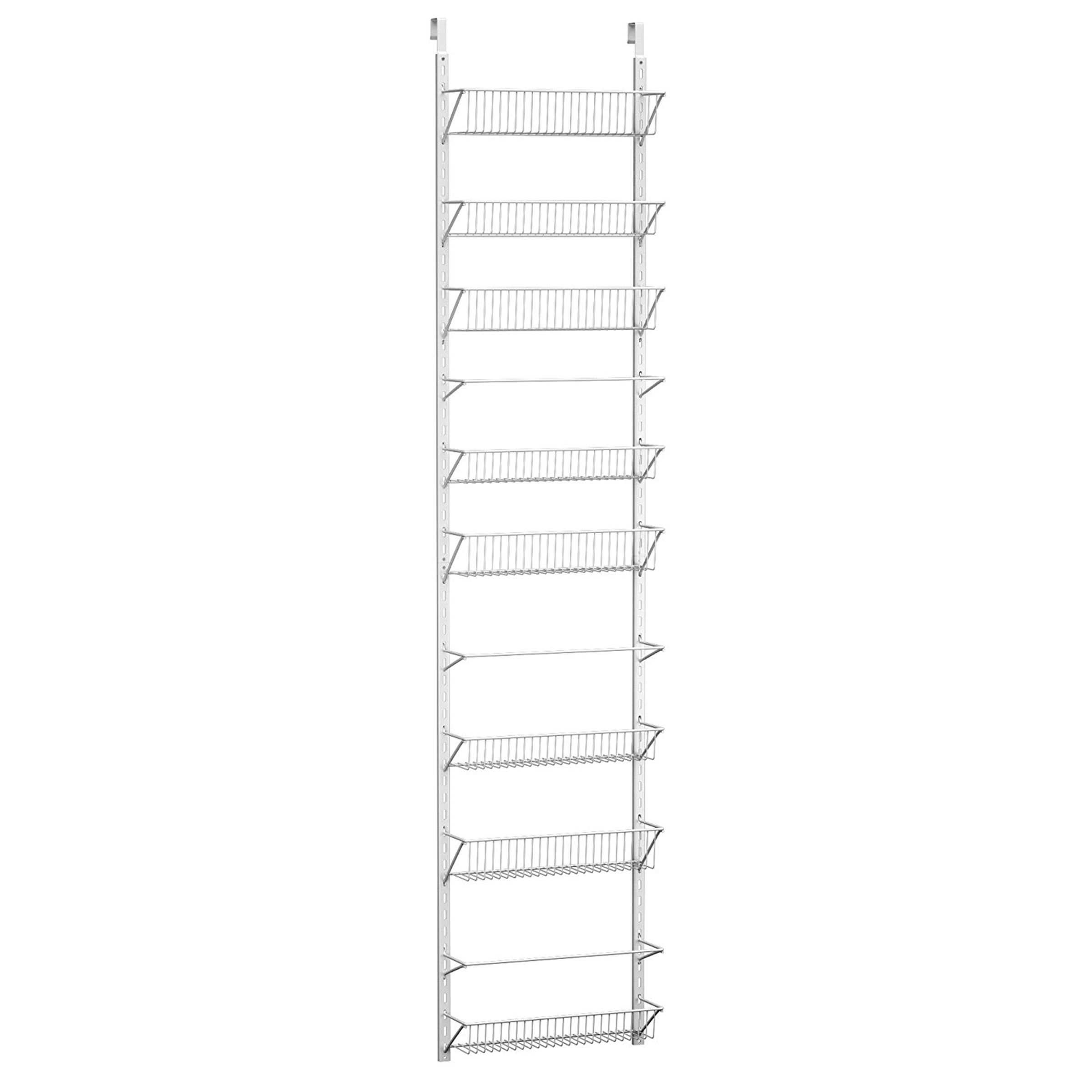 Details about   Over The Door Storage Rack 6 Shelves Kitchen Pantry Food Spice Hanging Organizer 