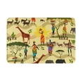 thumbnail image 2 of Uemuo Ethnic African Printed Door Mat Indoor Doormat 16"x24",Front Back Door Mats Non Slip Entrance Rugs,Inside Doormats for Entryway, 2 of 9
