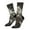 2 Black-2, variant on Astronaut Polar Bear Roar Crew Socks for Men & Women, Breathable Casual Athletic Ankle Socks