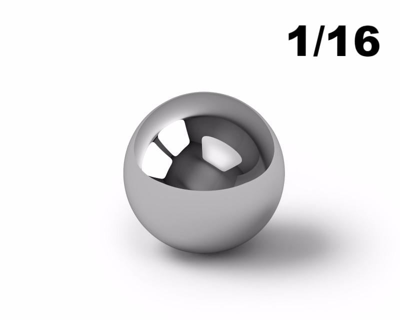 1,000 1//16/" Chrome steel bearing balls