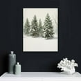 thumbnail image 4 of JEUXUS  Snowy Evergreen Trees , Winter Forest Wall Art,Christmas Watercolour Painting, Winter landscape, Snowy Pine tree poster Winter Forest Landscape,Christmas Pine Trees In Winter, 4 of 4