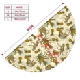thumbnail image 3 of Sikiie Monkeys and Pinealpples 30-48 inches {designName} Print Christmas Tree Skirt Snowman Xmas Tree Skirt with Edge Christmas Decorations for Holiday Party30", 3 of 7