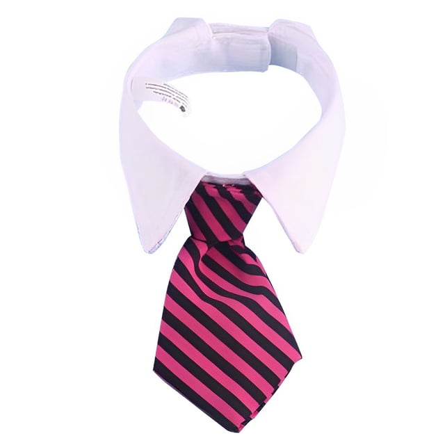 Corbata para mascotas Billuyoard de algodón negro rojo S