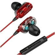 3.5mm Super Bass In ear HIFI Stereo Earphone Earbuds Headphone Headset With Mic