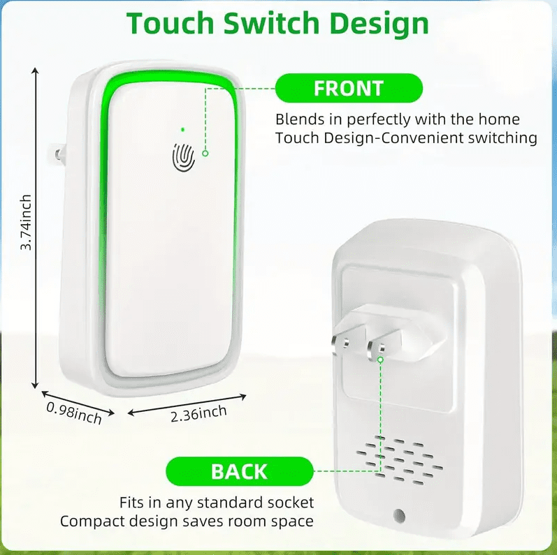 JahyShow Plug in Air Purifier, 4 Pack Negative Ion Air Ionizers Mini Portable Air ionizers for Home Bedroom Office
