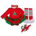 thumbnail image 2 of Baby Girls Outfits Clothes Red Green Trees 6-9 Months, 2 of 2