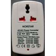 Norstar 100 Watt Step Up and Down Two way Universal Travel Voltage Transformer Converter