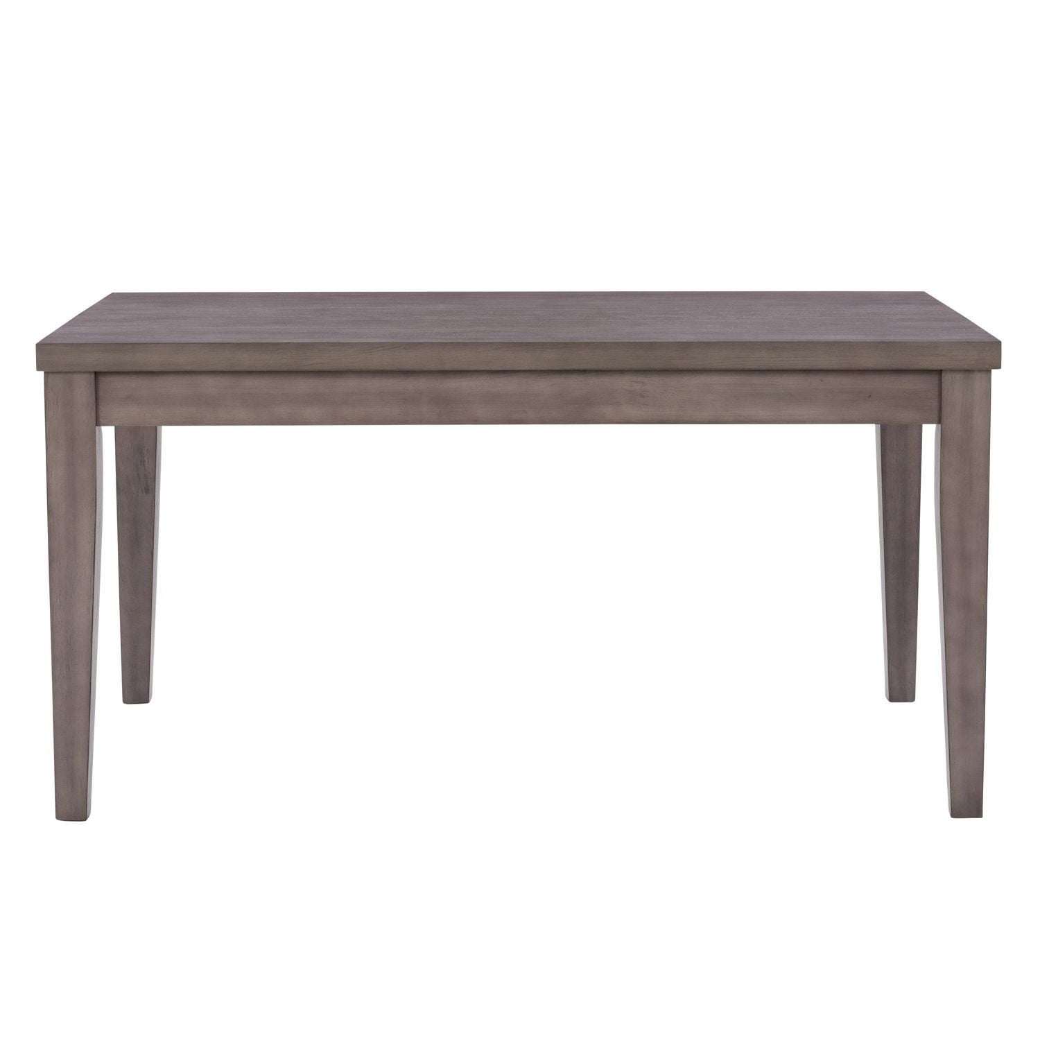 Table à manger d'intérieur classique CorLiving New York en bois massif et contrecollé gris délavé pouvant accueillir jusqu'à 6 personnes
