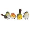 thumbnail image 2 of LOVIVER 4Pcs Creative Bird Figurine Resin Animal Decor Statue Miniature Landscape Bonsai, 2 of 8