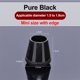 thumbnail image 4 of Fundas para patas de silla Ezprotekt 16 piezas pequeñas de silicona negra con fieltro envuelto, 4 of 7