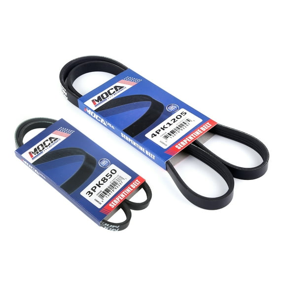 MOCA AUTOPARTS EPDM Serpentine Belt Set Fit for 2004-2006 Scion xA xB 1.5L