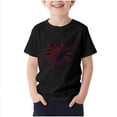 thumbnail image 1 of T-Shirt pour Enfants, Imprimé de la Fête de l'Indépendance à Manches Courtes et Col Rond, Haut Décontracté et Polyvalent pour Garçons et Filles de 3 à 15 Ans, 1 of 5