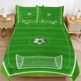thumbnail image 3 of American Football Team Field Set Duvet Cover Themed Multicolor Polyester Bedding Set Duvet Cover for Full Size, 3 of 6
