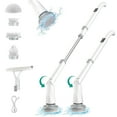 thumbnail image 2 of (2 pack) Electric Spin Scrubber,Cordless Cleaning Brush, 450 RPM Power,8 Replaceable Heads,with LED Display&Adjustable Head, 2 of 12
