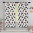 thumbnail image 5 of Blackout Kids Curtains,Monster Cartoon Truck Gray Pattern Children's Insulated Curtains Set Of 2,Bedroom Essentials,Toddler Room Decor 42"x63", 5 of 5