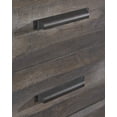 thumbnail image 4 of Pemberly Row Contemporary Transitional 5 Drawer Chest in Gray, 4 of 6