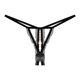 thumbnail image 1 of Gibobby Calzoncillos de encaje para mujer Mujeres Transparente Sexy Hot Open File Low Rise Lace Pearl Hollow Tanga(Negro,Talla única), 1 of 4