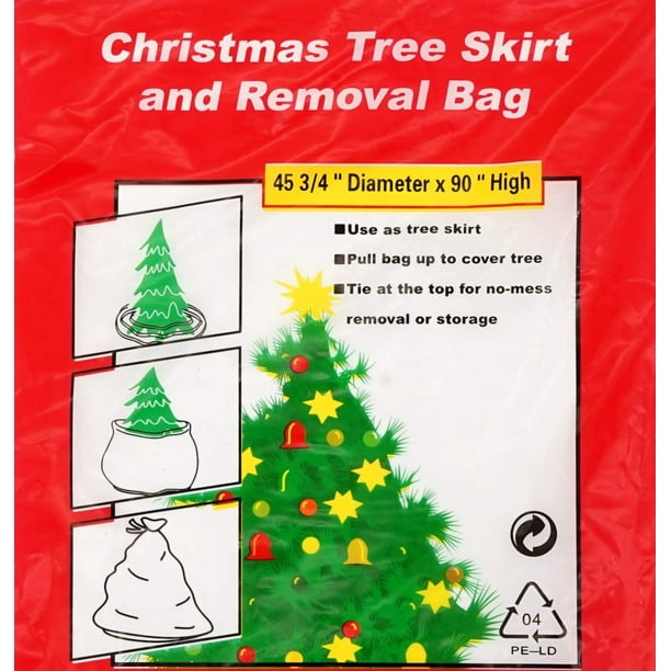 Treasure Co Trio Christmas Tree Removal Disposal Bag (45 3/4 in