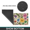 thumbnail image 6 of Pioneer Flower Floral Print Pattern Kitchen Rugs Sets Of 2,Anti Fatigue Kitchen Mat Rugs Non Slip Washable,Decorative Kitchen Floor Mats for Kitchen,Sink,Laundry,17"x30"+17"x47", 6 of 7
