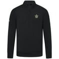 thumbnail image 2 of Men's Levelwear  Black Toronto Maple Leafs Copper Upright Quarter-Zip Pullover, 2 of 3