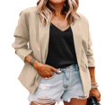 thumbnail image 1 of Veste de Costume pour Femmes, Blazer de Travail à Manches Longues Ouvert devant, 1 of 4