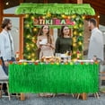 thumbnail image 7 of 124PCS Tiki Bar Hut Kit, Portable Outdoor Tiki Bar Decor with Grass Table Skirt, Tablecloth, Flower Garland, and LED Lights for Hawaiian Luau Tropical Aloha Theme Party Decoration, 7 of 7