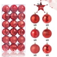 thumbnail image 4 of 2024 3/4/6cm 36pcs Color Glitter Christmas Balls Shiny Christmas Tree Hang Ornaments For Home House Bar Party Xmas Decoration, 4 of 5