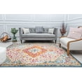 thumbnail image 5 of Harper HY50M Sweet Nectar Abstract Vintage White Area Rug, 2'6" x 8', 5 of 5