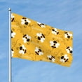 thumbnail image 2 of Kll Cute Bee Butterfly Yelllow Flag 4x6 Ft Parade Party Flag Outdoor Flag Decorative Flag Banner Flags Garden Flag Home House Flags, 2 of 7