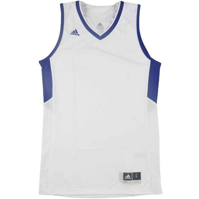 Adidas Commander 15 Chandail de Basketball pour Hommes 2TG Blanc-Royal