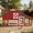 Red, variant on MEDEHOO Large Chicken Coop with Run and Wheels, Wooden Hen House with Nesting Box and Waterproof Roof Rabbit Hutch Outdoor, Chicken Tractor for 4 Chicken (Gray)