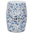 thumbnail image 1 of Safavieh Ceramic Blue Birds Garden Stool with Blue Pattern, 1 of 2