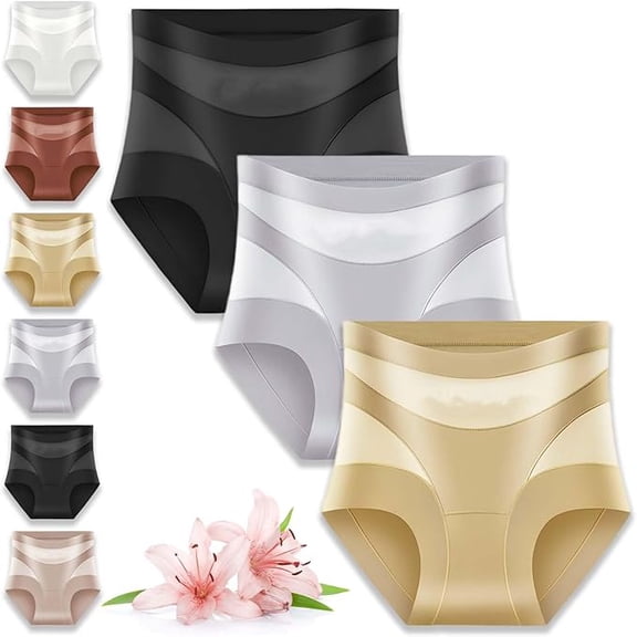 Tummy Control Panties, Women's High-Waisted Seamless Bodyshorts, Breathable Butt Lifting Full Coverage Panties(XX-Large)