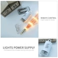 thumbnail image 3 of Luces LED decorativas de 200 bombillas con control remoto, 8 modos de iluminación, cable de cobre flexible, impermeables IP55, ideal para fiestas, jardines y decoración navideña. (Sin pilas incluidas), 3 of 7
