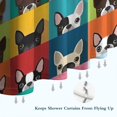 thumbnail image 6 of Boston Terrier Shower Curtain 84"x72" ,Bathroom Decorative Shower Curtains Set with 12 Hooks,Modern Waterproof Washable Shower Curtain, 6 of 6