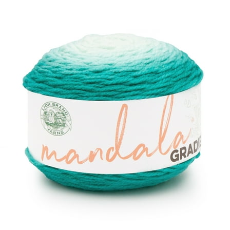 Lion Brand Mandala Gradient Seagreen Yarn