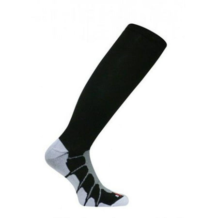 italy, best patented graduated compression, silver drysat increased circultion for any sport or activity black/white, medium -