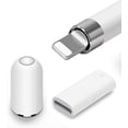 thumbnail image 1 of Tapas magnéticas de repuesto para lápices + adaptador de carga para Apple Pencil Gen 1.ª, tapa protectora para lápices y cargador Converto, 1 of 5