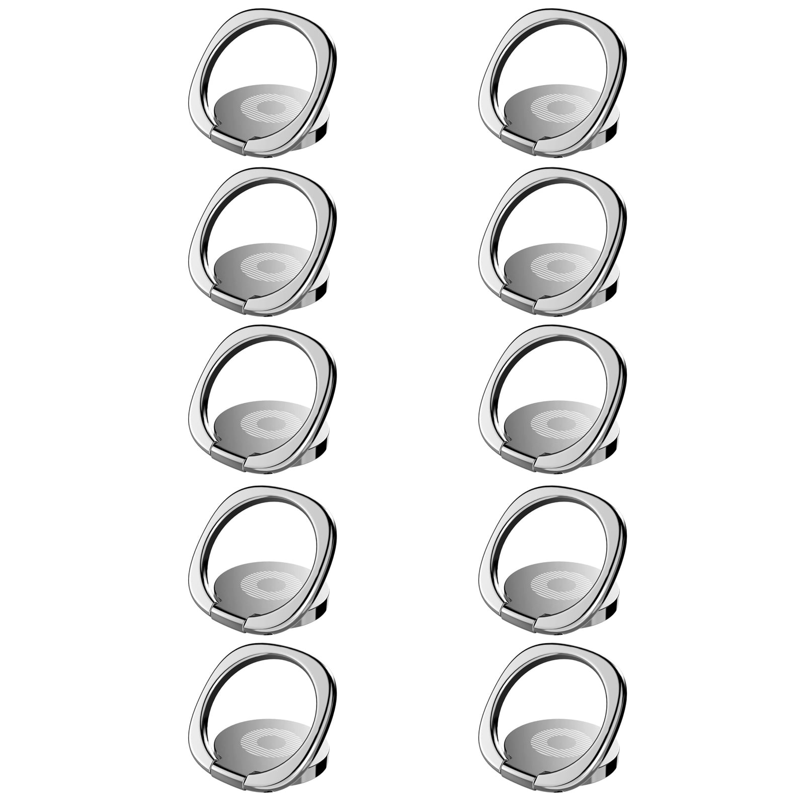 FREEDOMTECH 10-Pack Phone Ring Holder, Phone Stand Holder, Creative Universal Cell Phone 360-degree Rotation Finger Sticky Anti-Drop Ring Holder For iPhone, Samsung Galaxy, HTC, LG, Android Phones