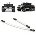 thumbnail image 1 of Aluminum Steering Link Rod Set, Steering Rod Links Ties Kit   for Scx10 90046 90047 Silver, 1 of 8