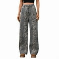 thumbnail image 3 of Women Y2k Baggy Wide Leg Mid Rise Leopard Boyfriend Denim Pants Patchwork Cowgirl Trouser Pocket Leopard Print XXL, 3 of 9