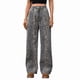 thumbnail image 3 of Pantalones Vaqueros Holgados Y2K Tiro Medio, Estilo Boyfriend, con Estampado Leopardo y Pernera , Estilo Vaquera con Parches y Bolsillo para Mujer. Estampado de Leopardo S, 3 of 9