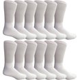 thumbnail image 3 of Yacht & Smith Diabetic Socks for Men, King Size, Superior Comfort, Neuropathy Edema (Size 13-16) (12 Pairs White), 3 of 3