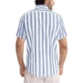 thumbnail image 3 of Camisa Hombre Manga Larga Slim Fit Casual Rayas Caballero, 3 of 5