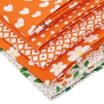 thumbnail image 3 of Threadart Exclusive 5 Fabric Bundles - Orange Confetti Brights Collection 100% Cotton - Premium 100% Cotton Quilting Fabric - No Duplicates - Full Size 18"x21" - Orange, 3 of 8