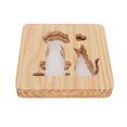 thumbnail image 1 of Veilleuse, Veilleuse LED Lampe en Bois Creux Lampe de Nuit LED Atteindre Plus, 1 of 9