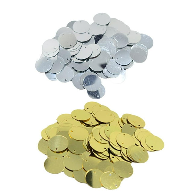 Rongfmy Paillettes Rondes Brillantes pour Couture 16mm