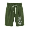 thumbnail image 2 of Neewe Women's Printed Vaction Shorts with Pockets Drawstring Summer Workout Casual Lounge Shorts, 2 of 4