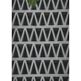 thumbnail image 1 of Ahgly Company Indoor Rectangle Patterned Dark Gray Novelty Area Rugs, 4' x 6', 1 of 6