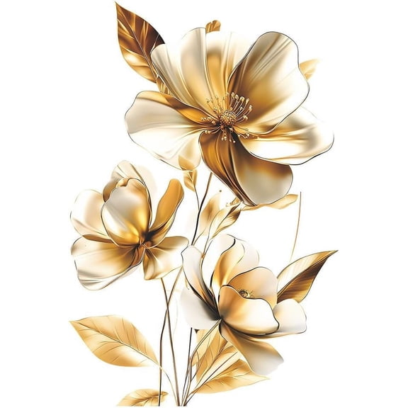 3D Wall Stickers DIY Flower Wall Decal Removable Waterproof Wall Art Decor for Bedroom Living Room Offices Home Decoration